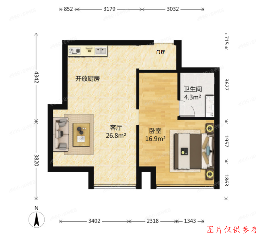 朝阳区新源街63号院1号楼7层809（星源汇）