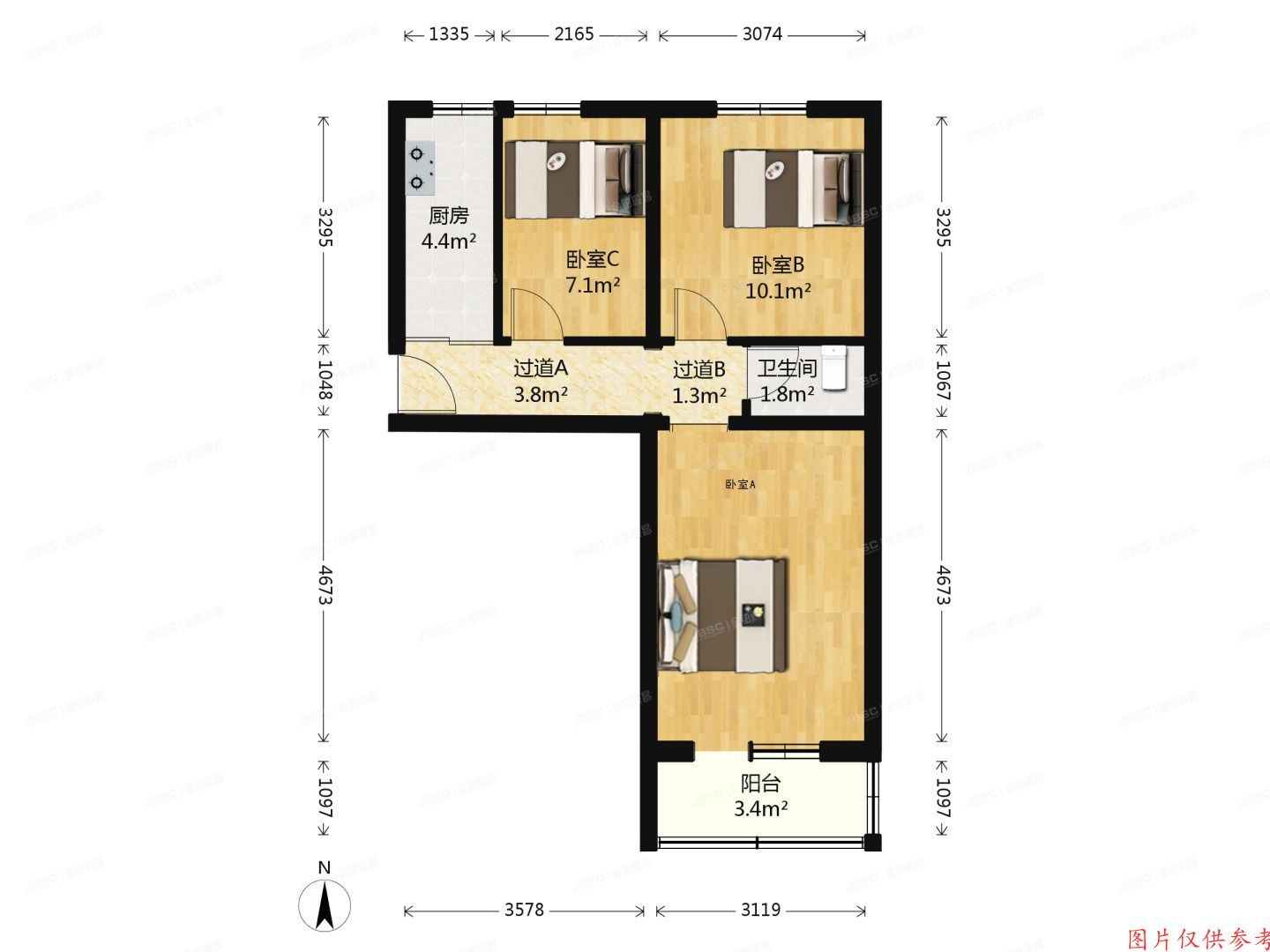 海淀区 羊坊店路3号10号楼5层2门13号（新华社皇亭子）