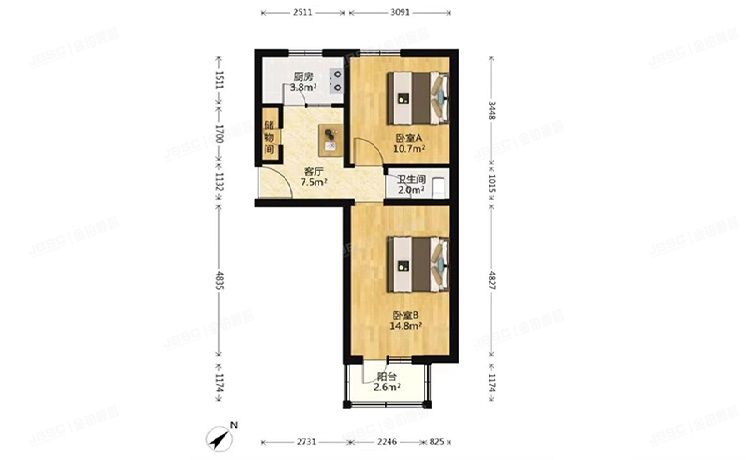 朝阳区 酒仙桥十二街坊13号楼1单元9号