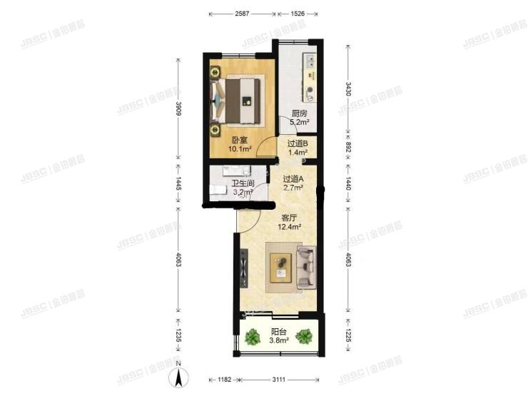 丰台区 大红门西路35号院7号楼5层2-501室