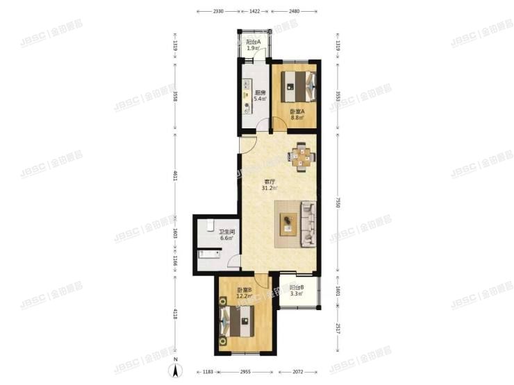 大兴区 新居里15号楼2层5-202室