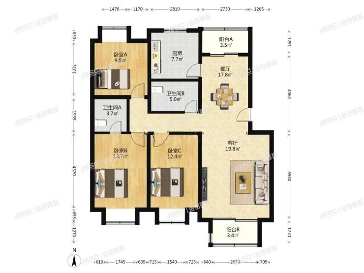 丰台区 富锦嘉园1区14号楼4层2单元402号