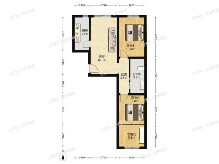 大兴区 隆华大街49号院2号楼4层1单元404（天恒旭辉7号院）