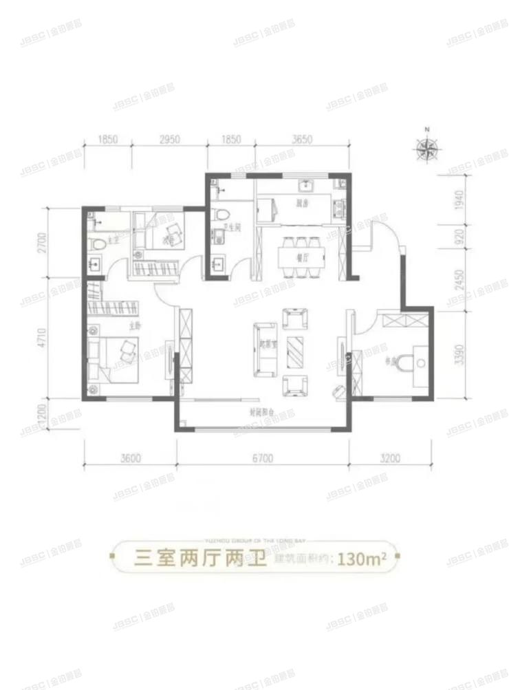 通州区 中滨路69号院8号楼7层1单元701室（禹洲朗廷湾）