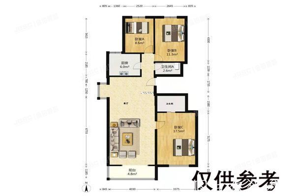 朝阳区  望春园12号楼4单元202号
