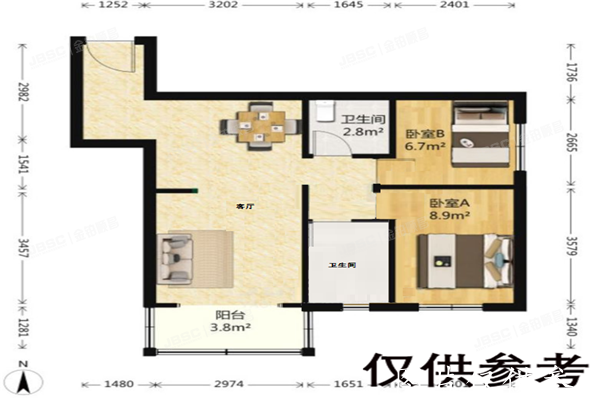 朝阳区 甘露家园新9楼3栋1405号