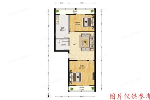 房山区 佳世苑北区30号楼5单元202