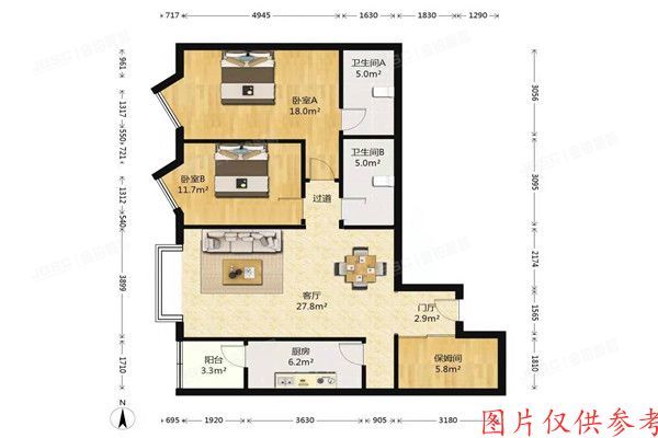 东城区 和平新城29号楼13层1208室