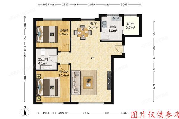 朝阳区 来广营西路7号院2号楼3层2单元303室（北纬40度西区）