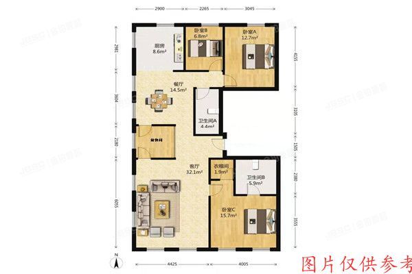 海淀区-安宁庄 上第MOMA 9号楼3单元202室