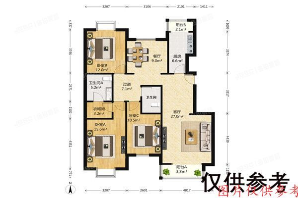 ※朝阳区 格林莱雅2号楼3单元1002室