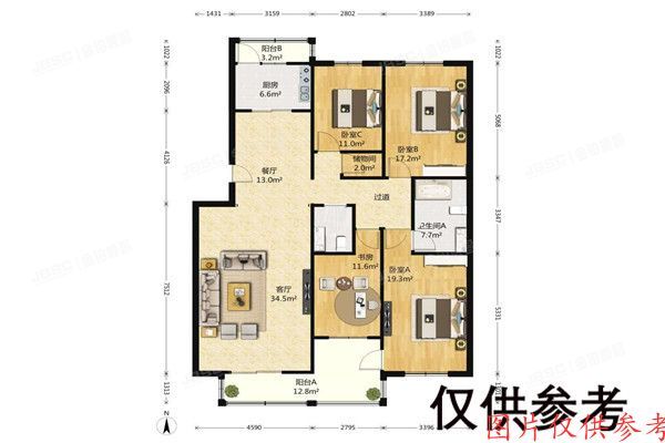 昌平区   云趣园二区1号楼1单元502室