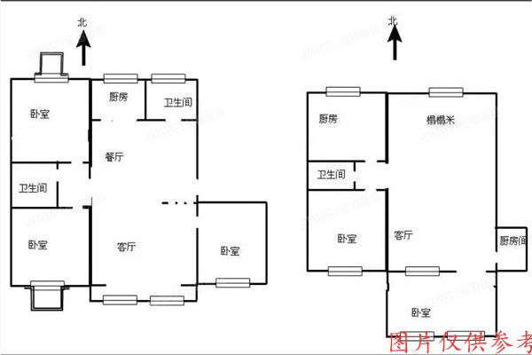 密云区 久润花园东区6号楼6至7层3单元602室