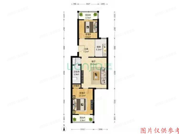 房山区-良乡 太平庄东里通尚苑15号楼5单元501室