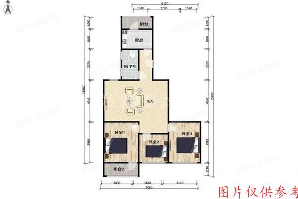 通州区 西富河园18号楼1层3102号