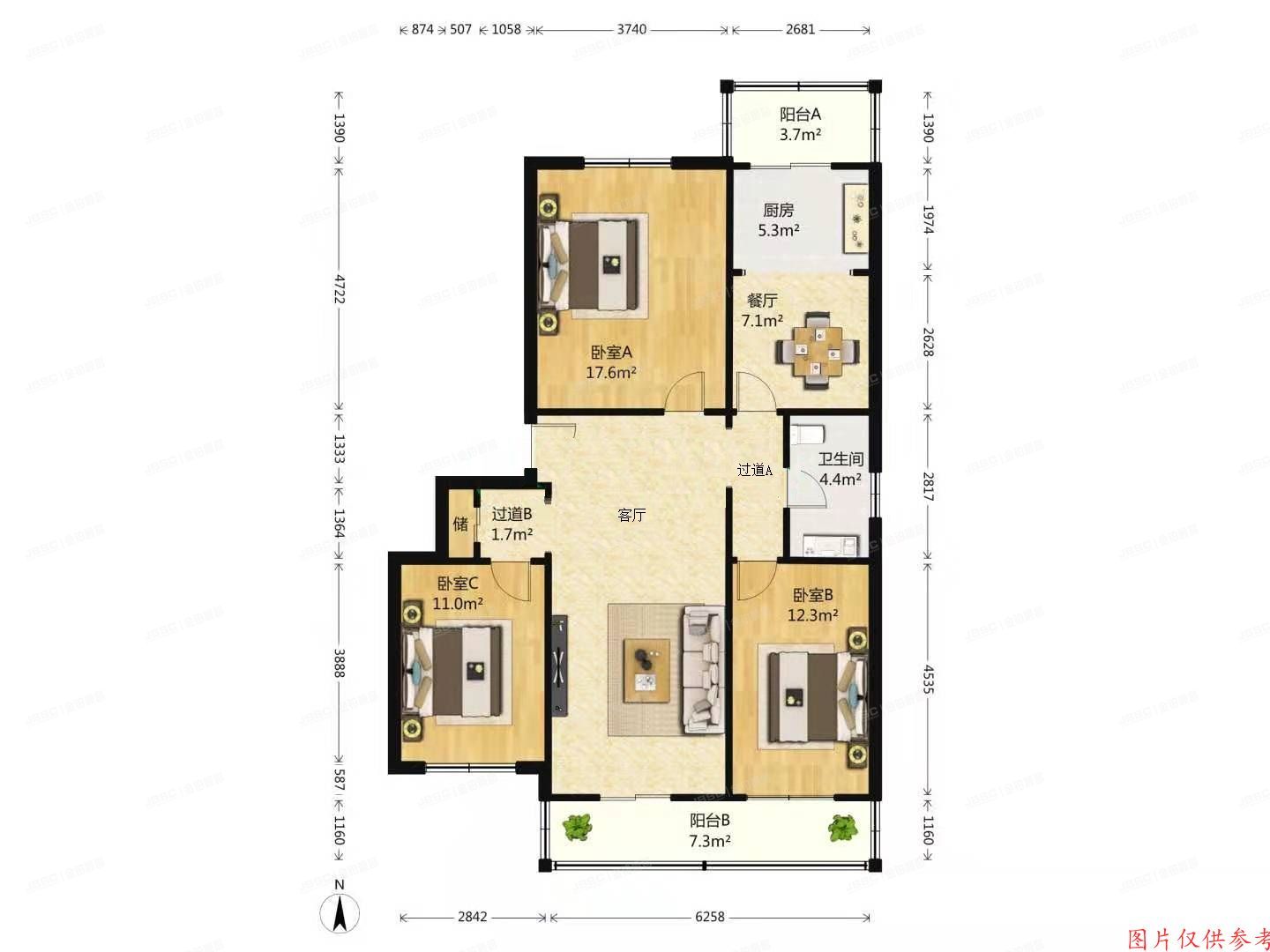 通州区 龙旺庄33号楼5层252