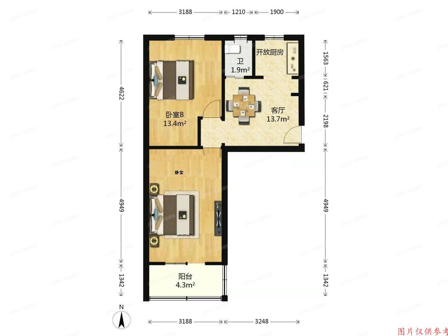 海淀区-中关村 黄庄小区802号楼1单元403室