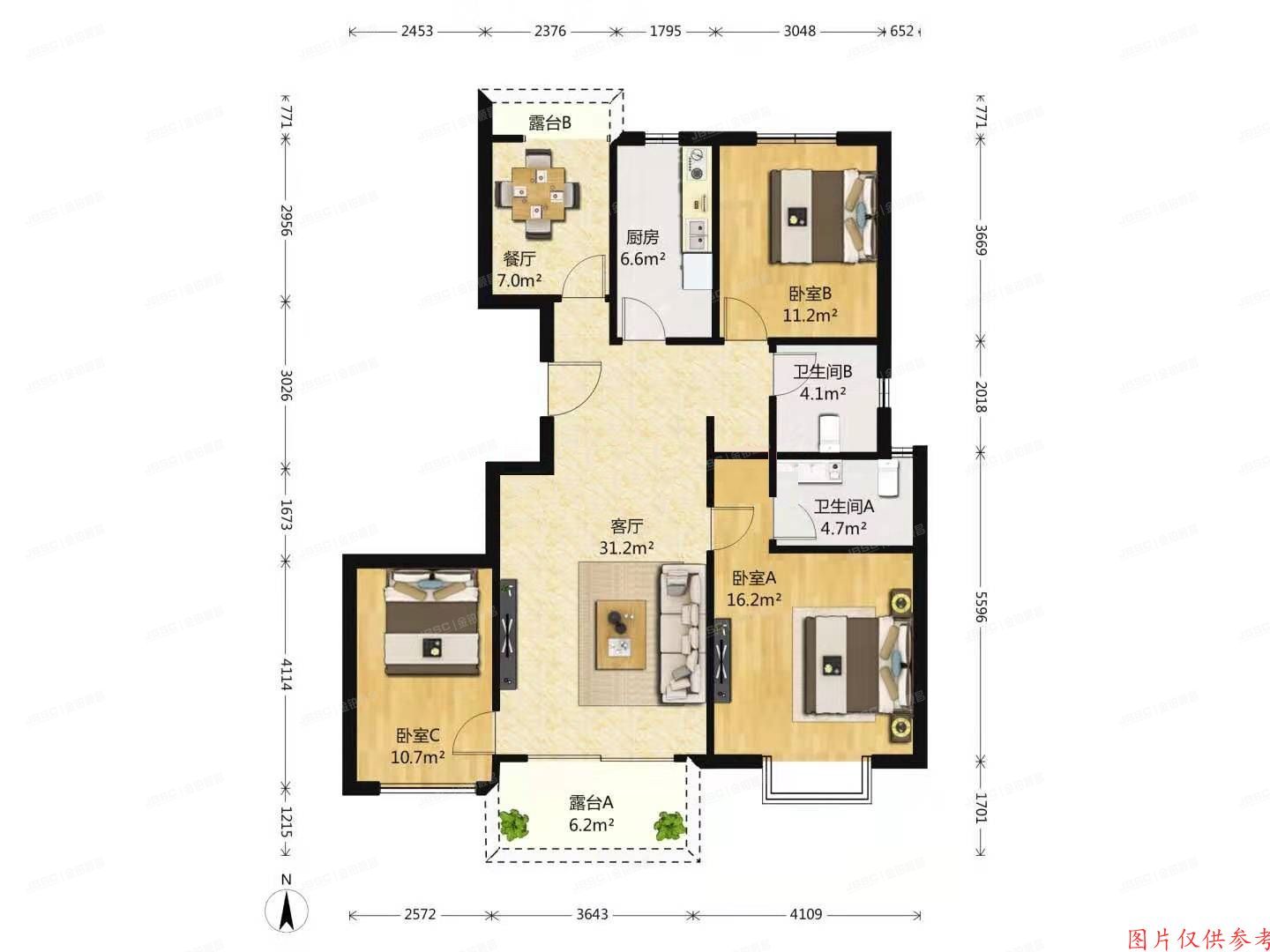 通州区 砖厂北里114号楼2单元801（花石匠东区）