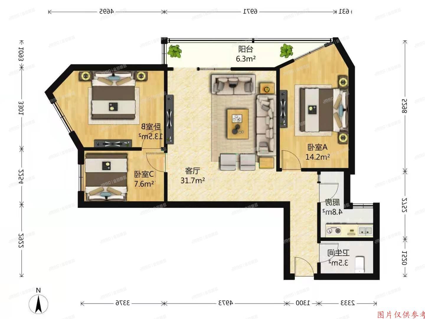 海淀区 知春路17号2号楼2幢1408号（知春嘉园）