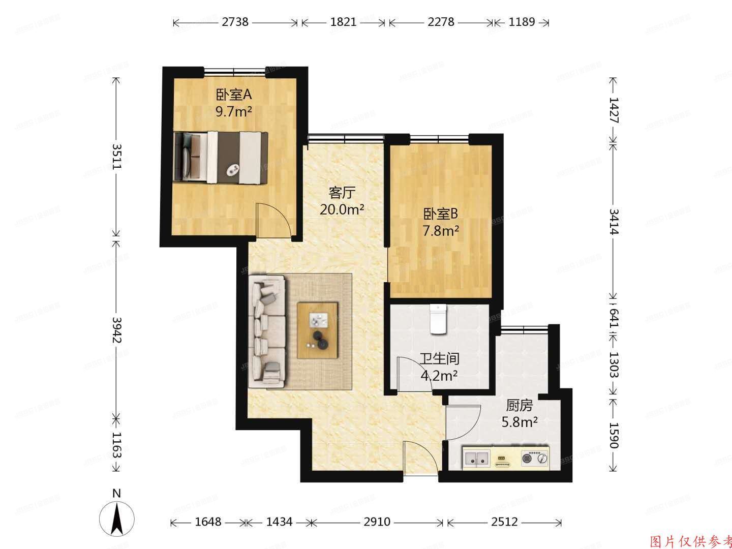 昌平区东小口镇东辰小区4号楼2单元605室