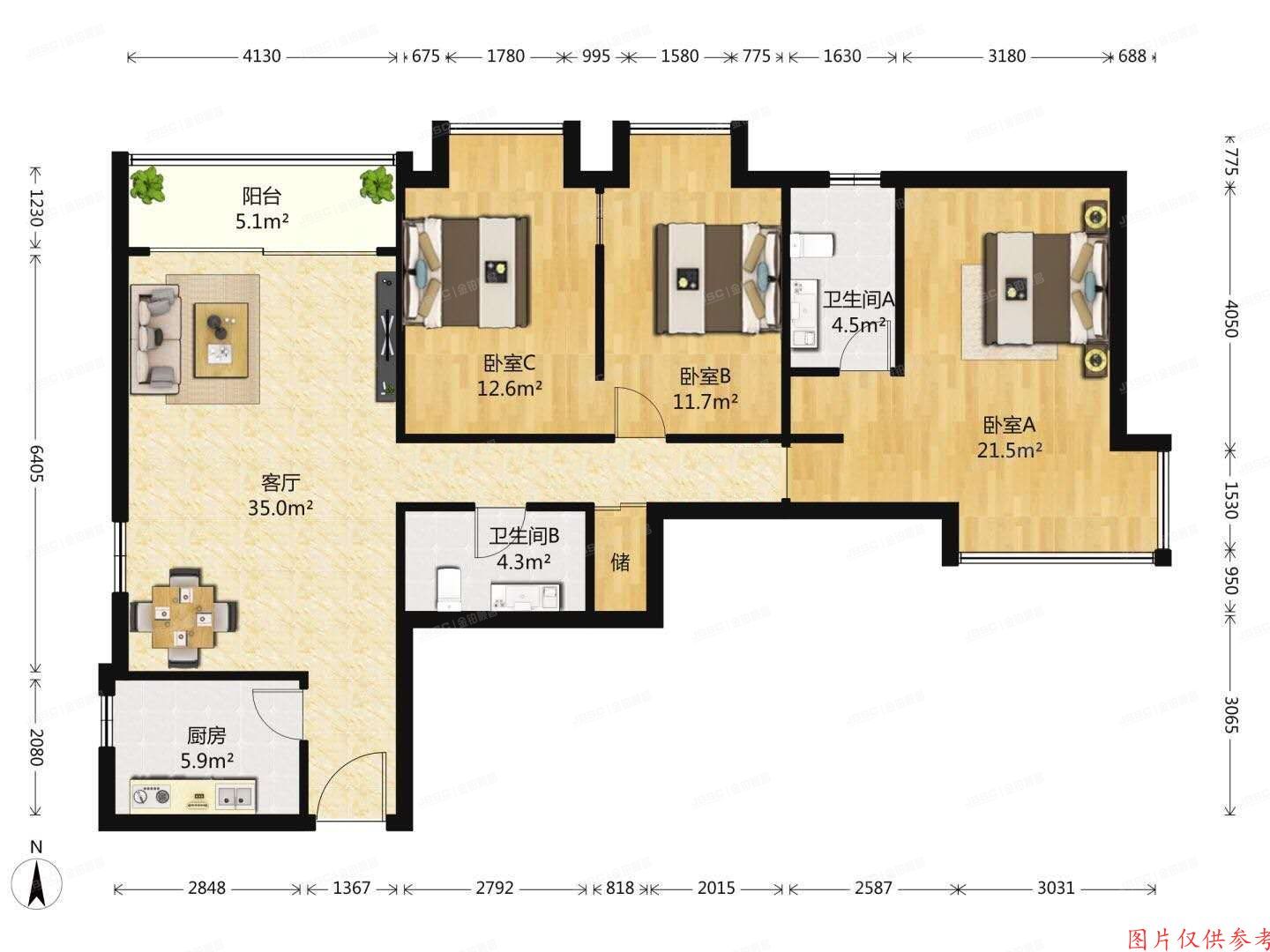 朝阳区 广渠路21号1号楼1301室（金海国际南区）