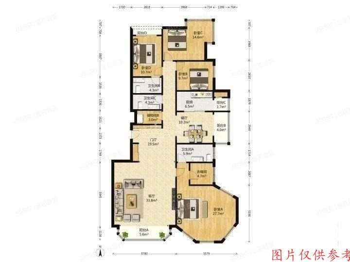 朝阳区 弘燕山水文园9号楼1单元801号