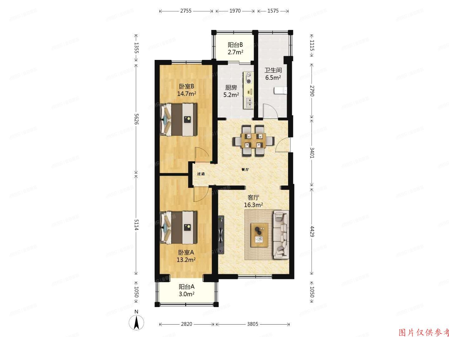通州区 玉桥中路23号楼6层262