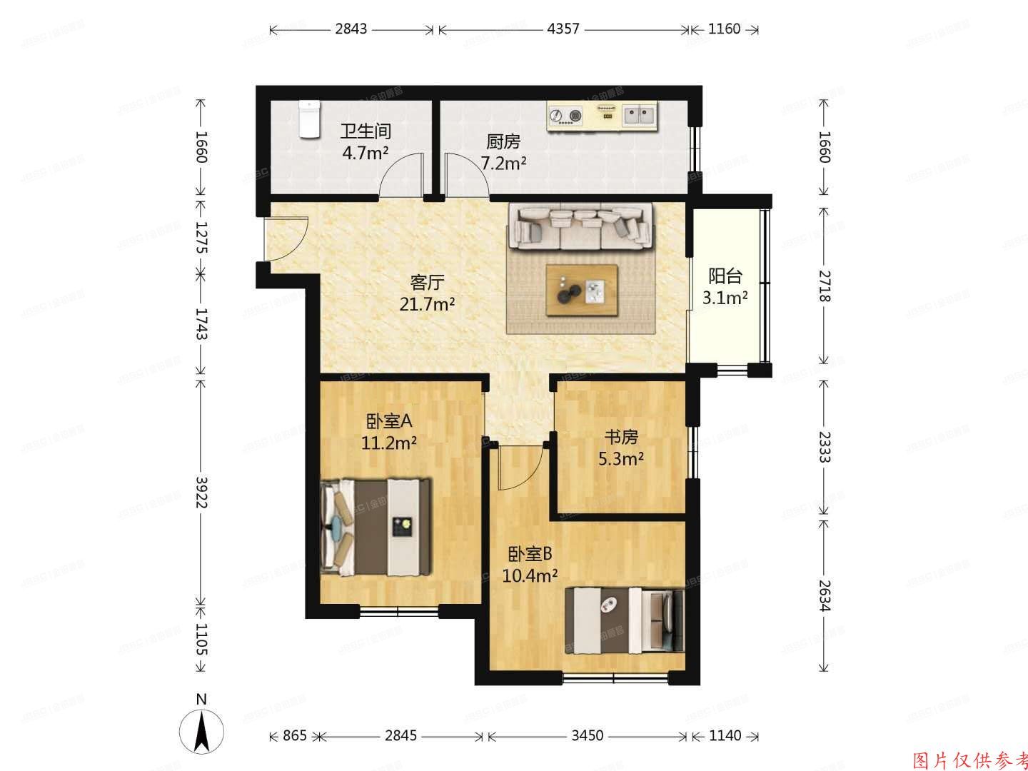 昌平区 双营西路78号院1号楼15层1单元1503号（路劲世界城）