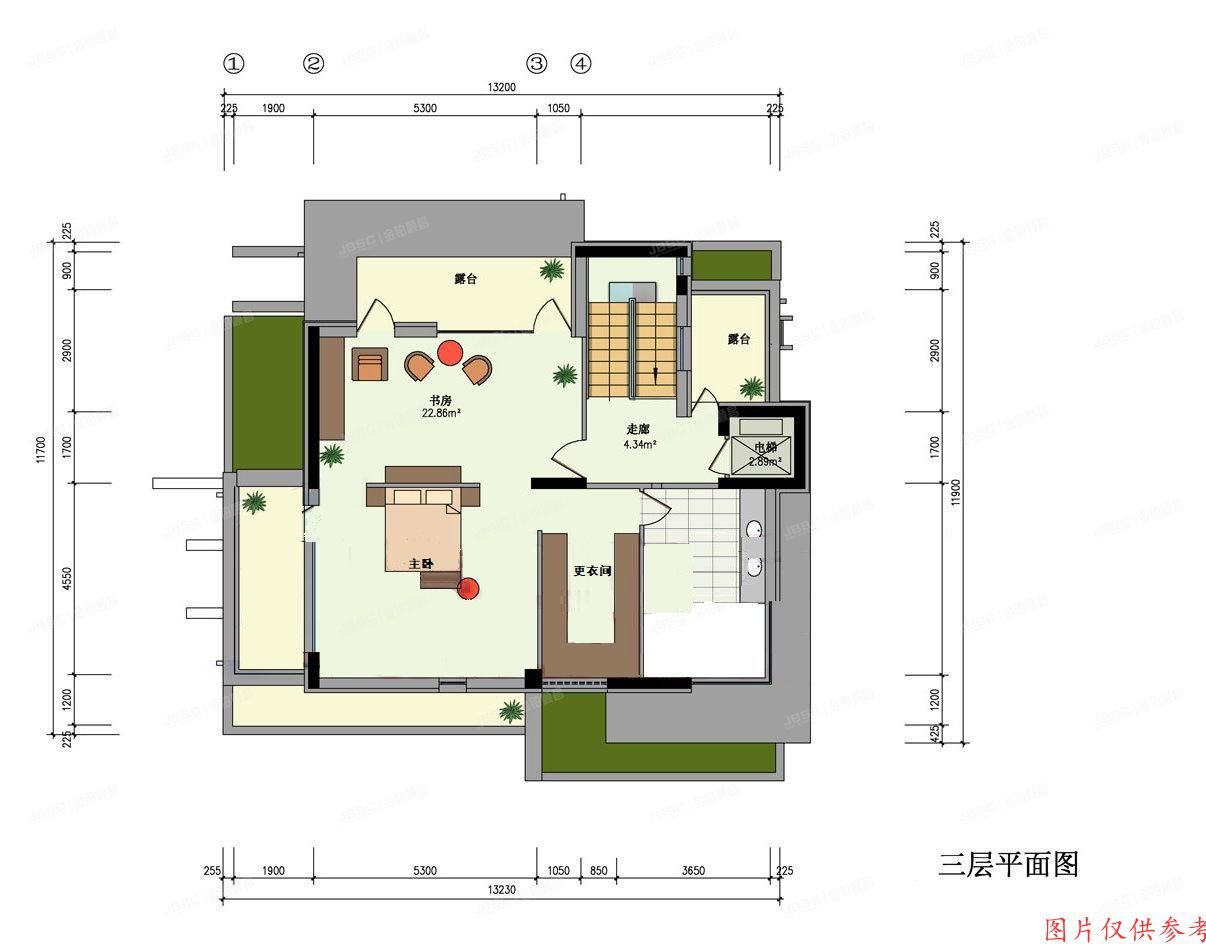 顺义区 澳景园二区21号楼-1层至3层01号