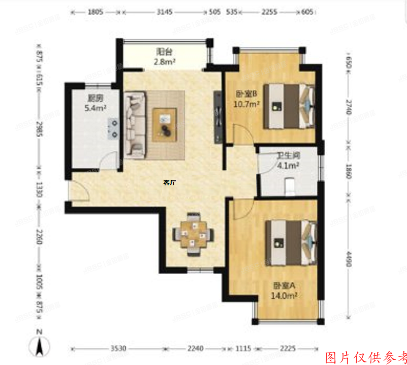 通州区 颐瑞西里20号楼12层1单元1503号（瑞都公园世家）