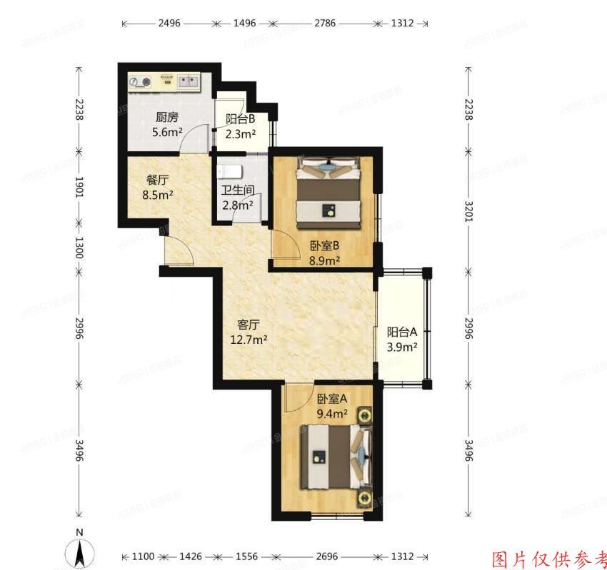 朝阳区 安慧里二区8号楼303