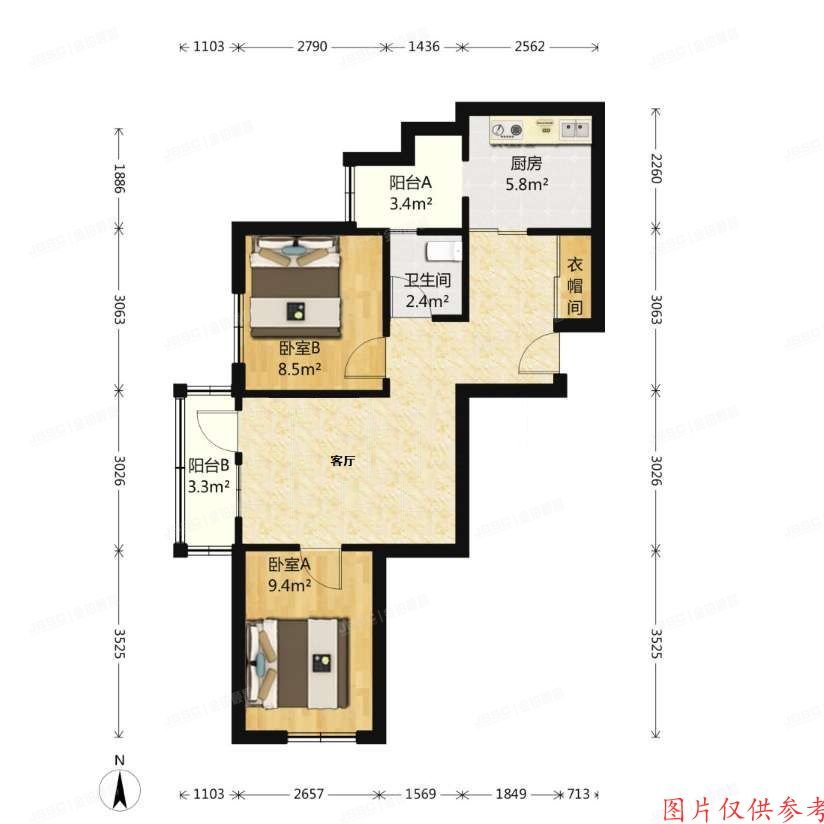 朝阳区 安慧里二区8号楼306