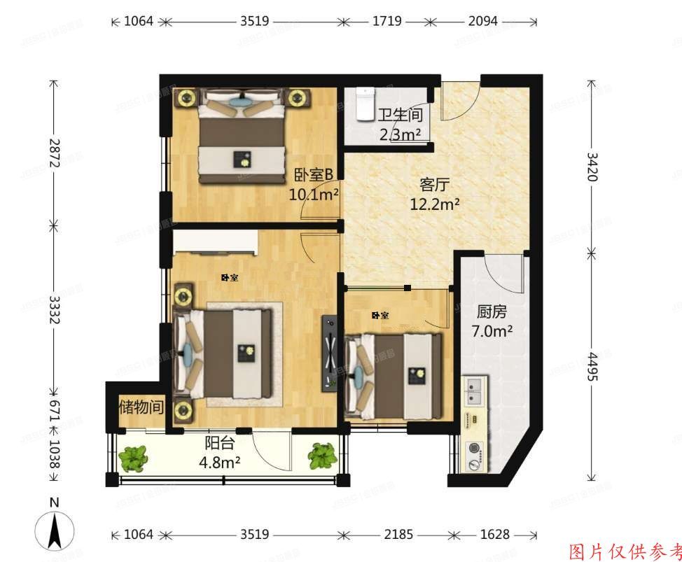 朝阳区 安慧里二区8号楼307