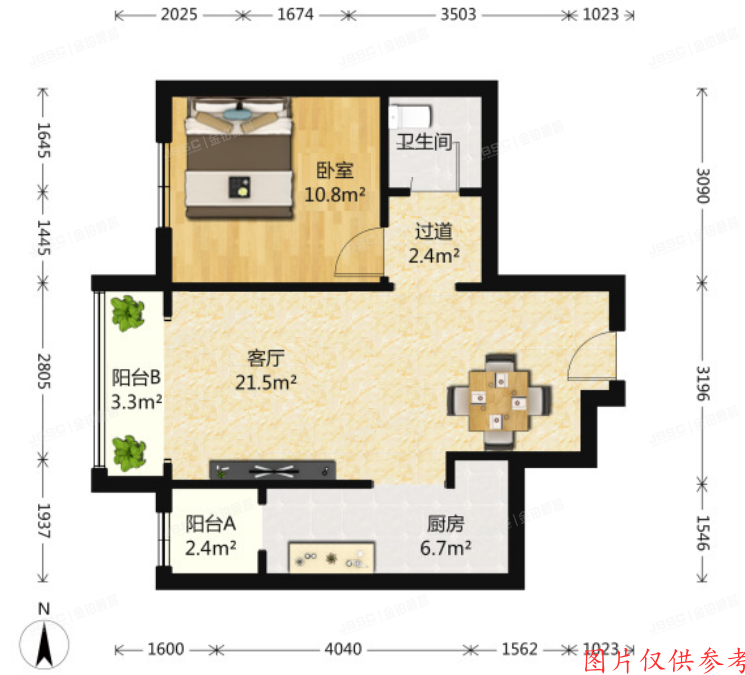 丰台区 马家堡东路108号院2号楼4单元1004号（远洋自然）