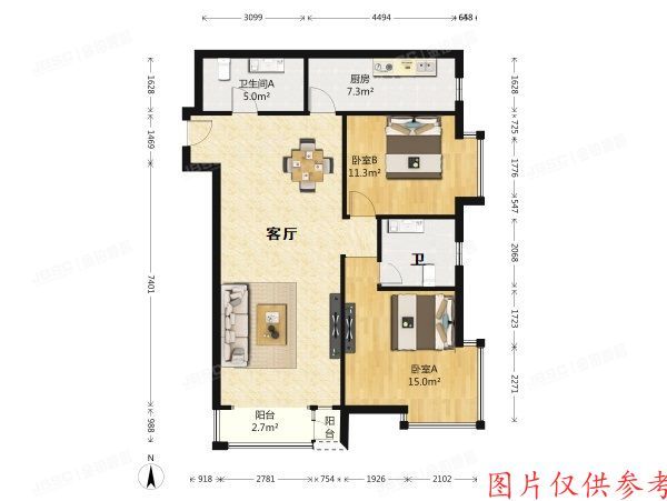 朝阳区 百子湾南二路78号院6号楼1单元101（A派公寓）