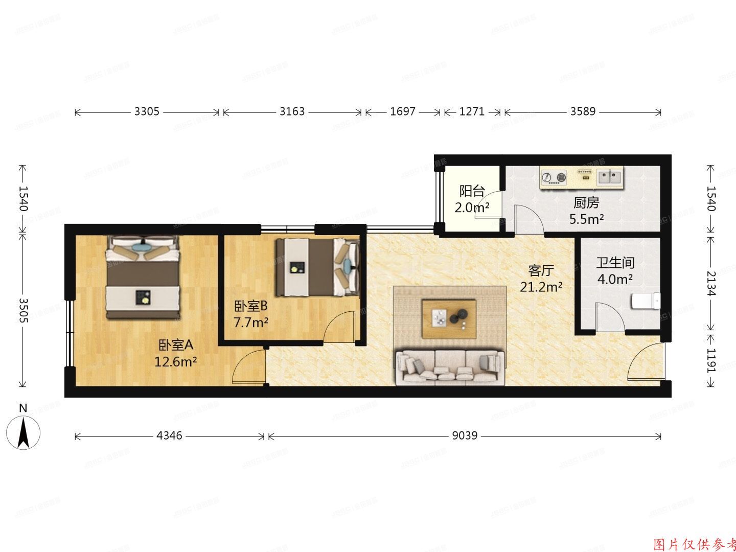 朝阳区 弘善家园206号楼1112号