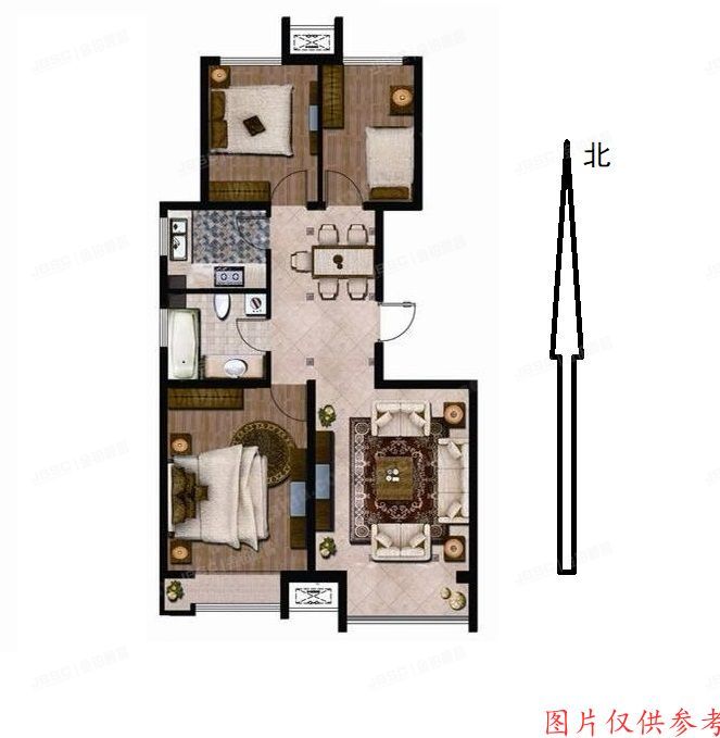 怀柔区 金第梦想山4号楼7层2单元702室