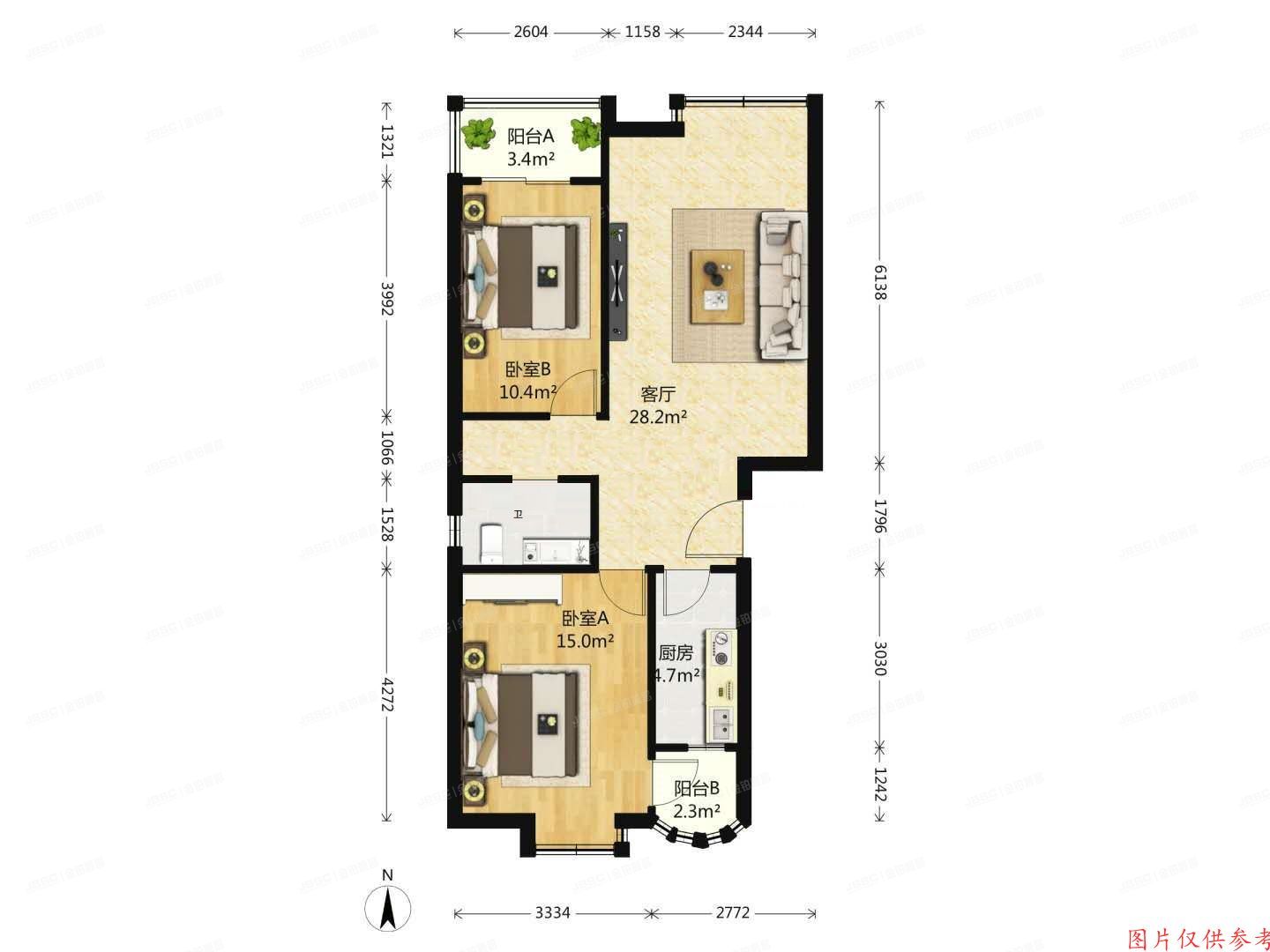 丰台区 和义西里一区8号楼1层1-101层