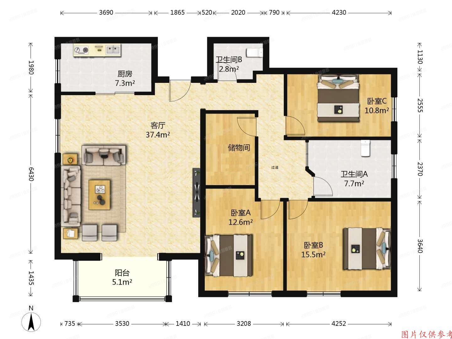 昌平区 南店村新都家园12号楼1001号（新康园）