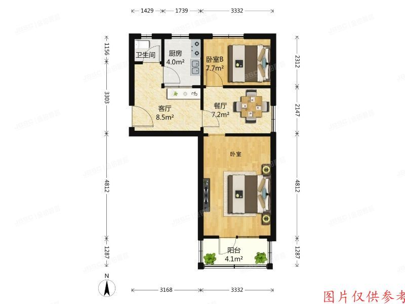 朝阳区 酒仙桥11街坊19号楼4层1单元12