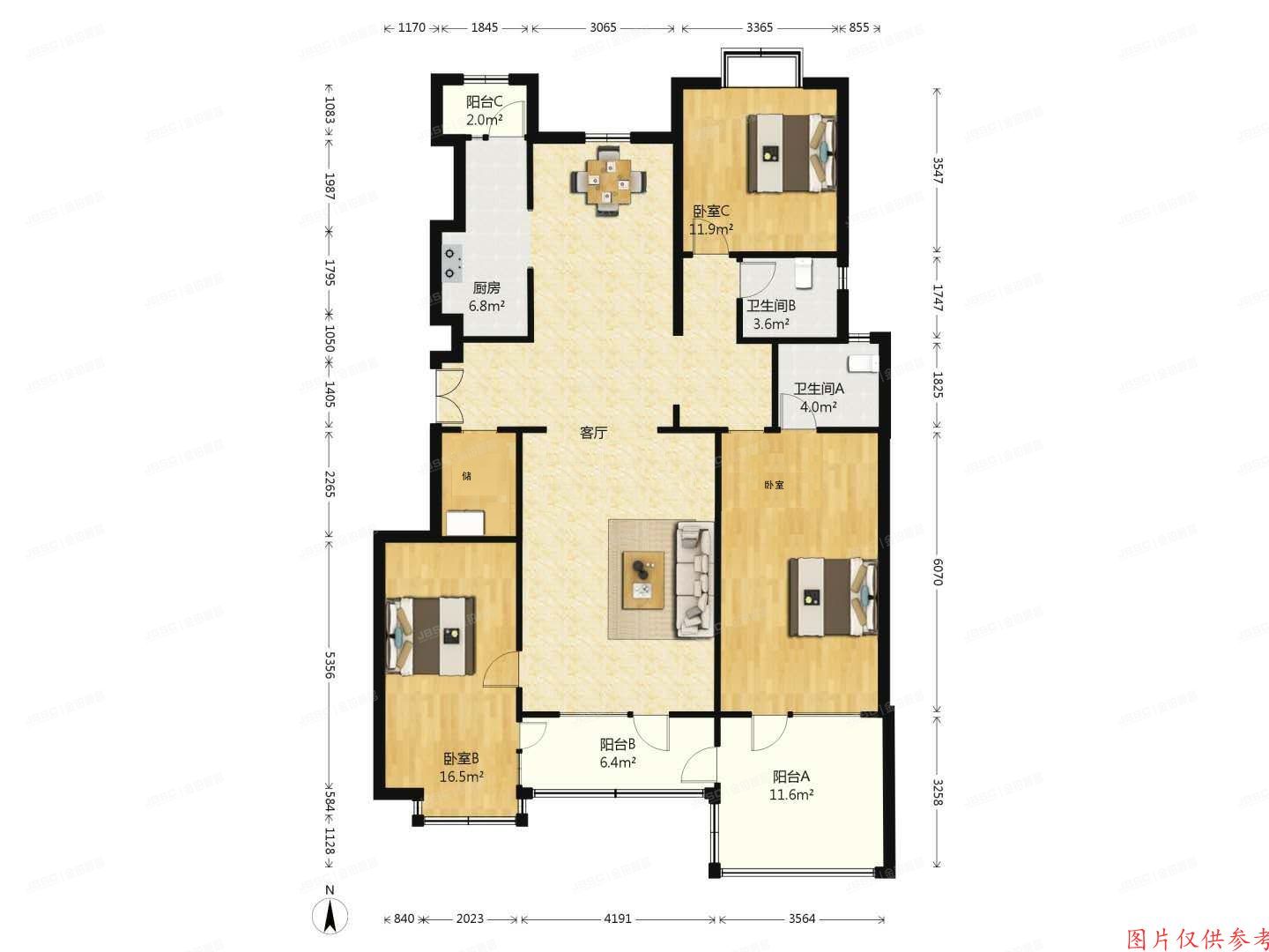 昌平区 北街家园二区20号楼7层3单元802号