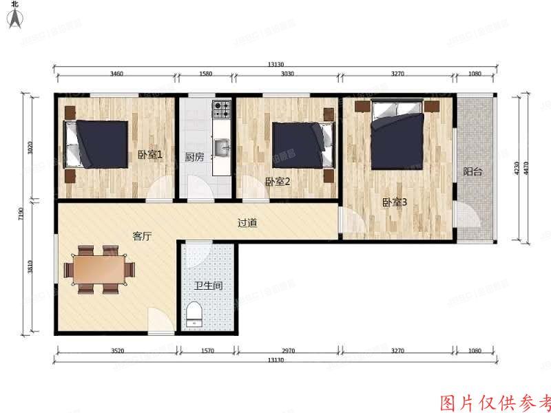 海淀区 北洼东里4号楼18层1801