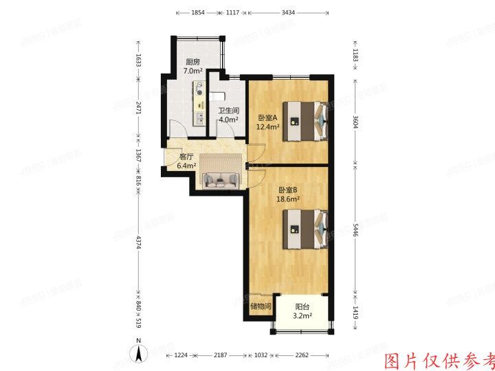 石景山区 鲁谷村74号北院2号楼3单元331号