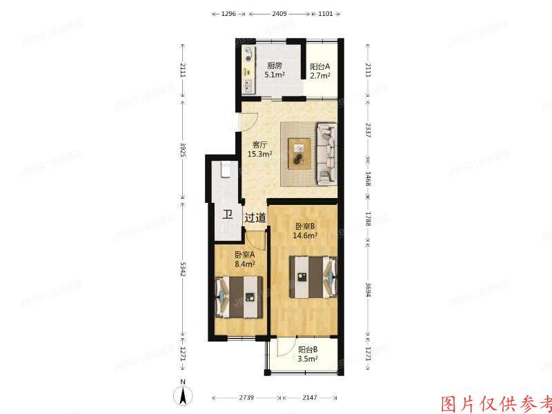 朝阳区 定福庄西里1号院18号楼2单元101号（电建南院）