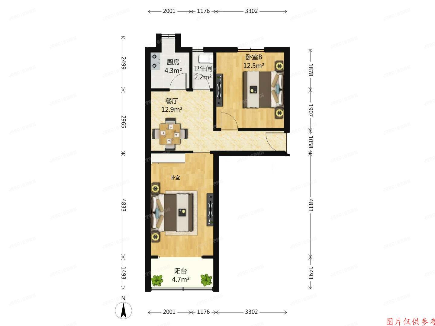 海淀区中关村北一条3号楼4层2门404号