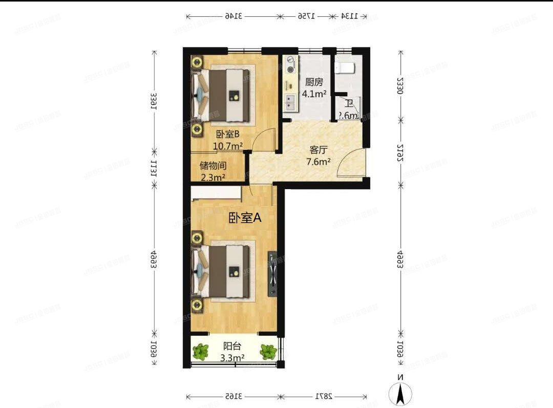 海淀区  知春里11号楼1门203