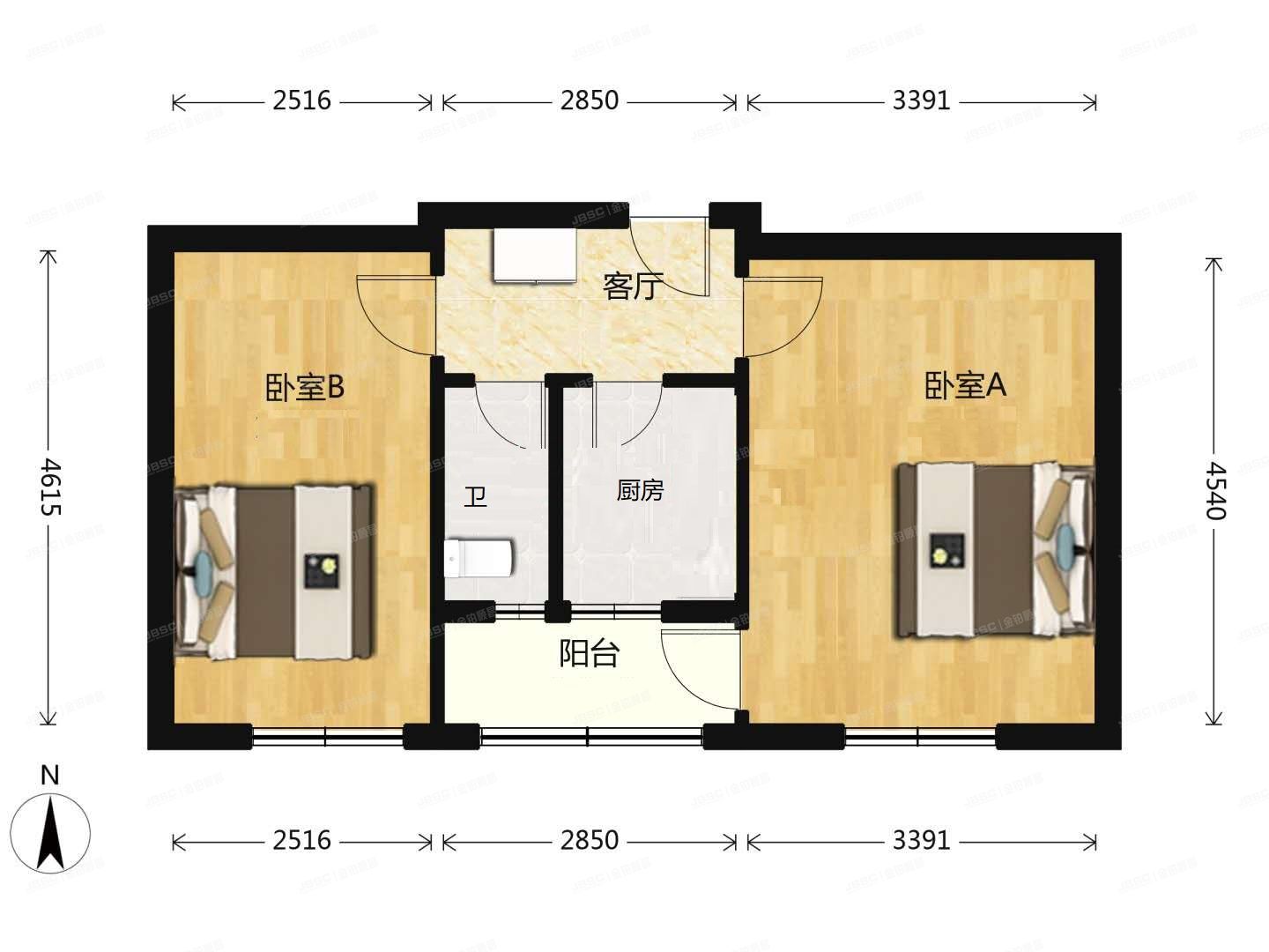朝阳区 十里堡2号楼3层2单元15-16（十里堡东里）