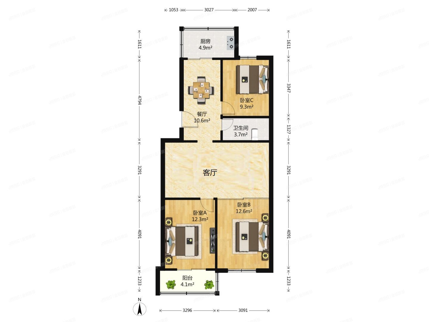 通州区 新华南路34号院17号楼6层361（红旗家属院）
