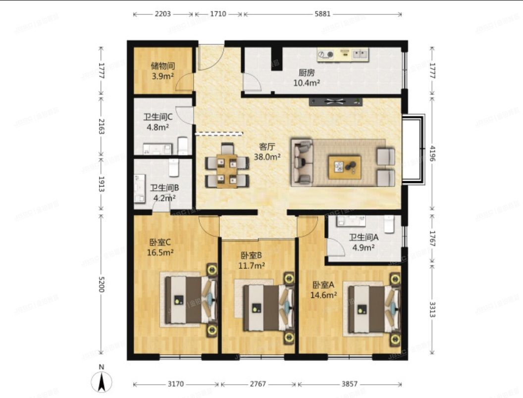 朝阳区 南湖西园124号楼4层404（银领国际）
