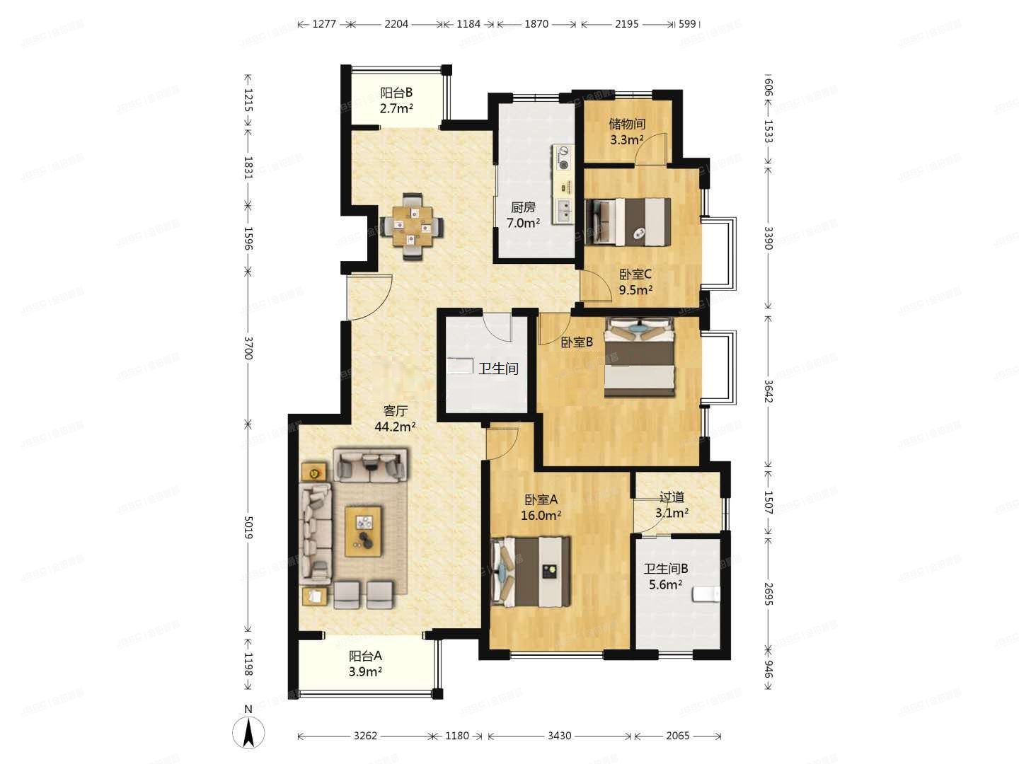 丰台区 风荷曲苑11号楼1单元901